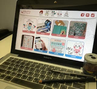 插畫網站改版日誌